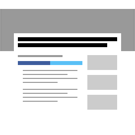 Overlay stretched